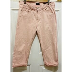 Banana Republic Premium Denim Girlfriend Pink Cropped Jeans‎